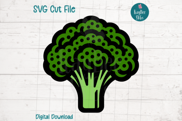 Broccoli SVG Cut File: Evaluation for Digital Crafting Projects