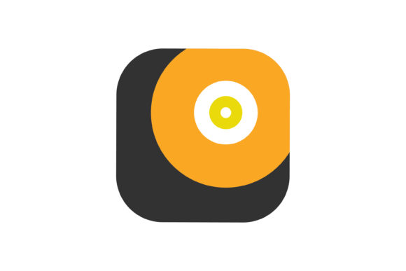 Elevating Digital Audio Interfaces with the Vinyl Record Colorful Vector Apps Icon