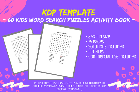 Evaluating 60 Kids Mixed Word Search Puzzle Games for KDP Publishing