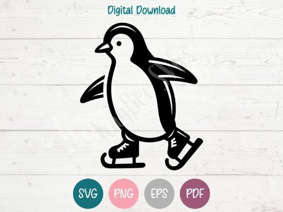 Evaluating the Penguin Ice Skating SVG Cut File for Winter Crafting Projects