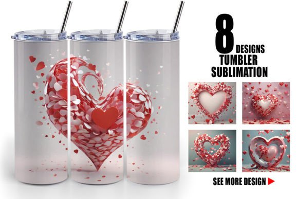 Evaluating Tumbler Wrap 3D Valentine Heart Sublimation Bundles