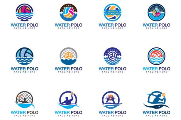 Evaluating Water Polo Logo Vector Icon Design for Professional Use