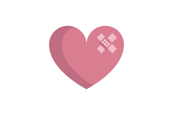 Hearts Are Hurting Pink Flat Apps Icon Design Guide