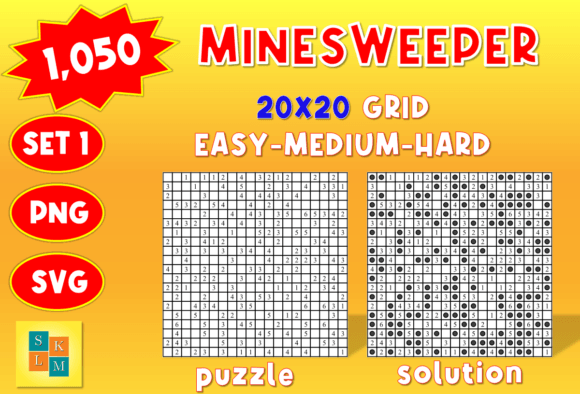 Minesweeper 20x20 Logic Puzzle: A Versatile Resource for Creators and Critical Thinkers