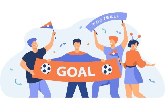 Open-Air Soccer Fans Holding Large Banner: Visual Asset Evaluation