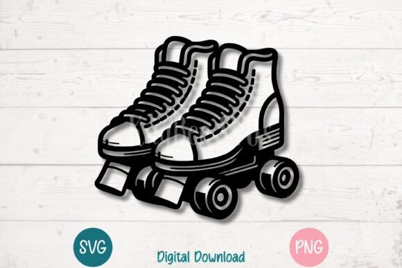 Roller Skates SVG Cut File for Creative Projects