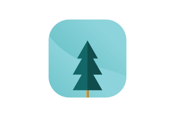 Spruce Green Blue Vector Apps Icon: A Versatile Asset for Digital Interfaces