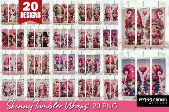 Valentine Gnome Tumbler Wrap Bundle: A Sublimation Resource Guide