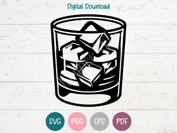 Whiskey Whisky on the Rocks SVG Cut File: A Guide for Creative Projects
